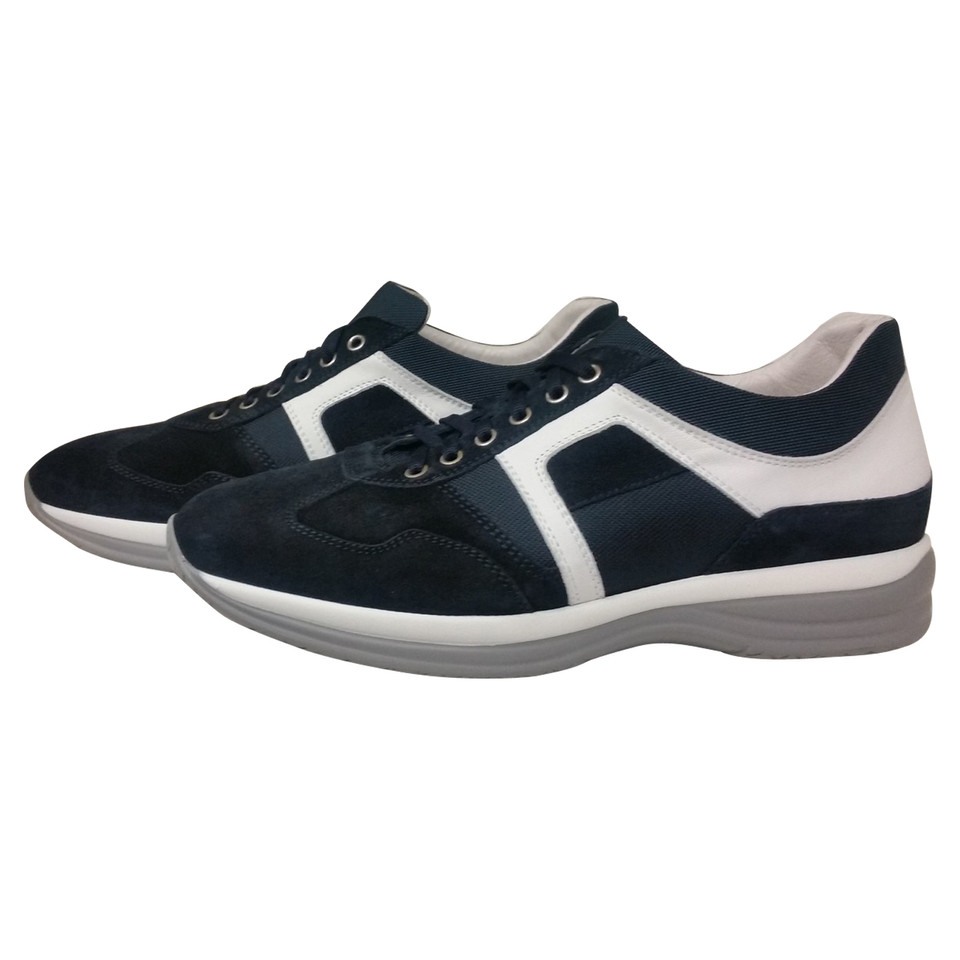 Cesare Paciotti Sneaker in Blau/Weiß