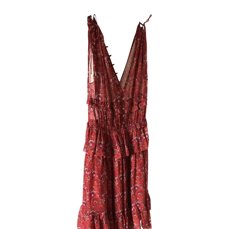 Ulla Johnson Kleid aus Seide in Rot