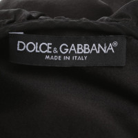 Dolce & Gabbana Seidenbluse in Schwarz