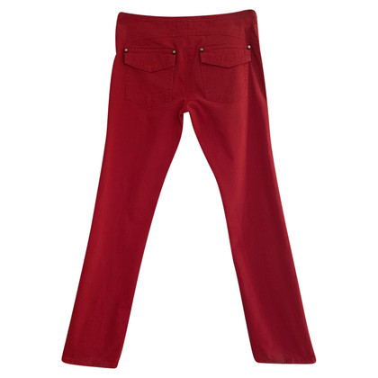 Roberto Cavalli Trousers Cotton in Red