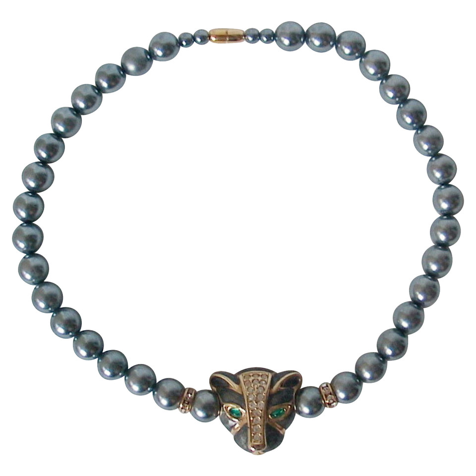 Kenneth Jay Lane Necklace with panther motif