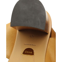 Chloé Sandalen aus Leder in Braun