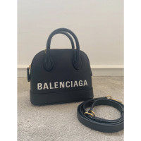 Balenciaga Ville XXS Top Handle Bag in Pelle in Nero
