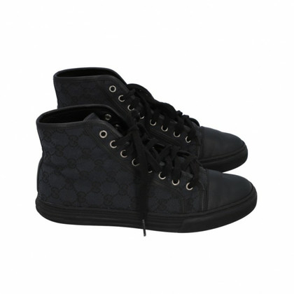 Gucci Sneakers Canvas in Zwart