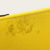 Hermès Herbag 31 aus Canvas in Gelb