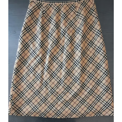 Burberry Skirt Viscose in Beige