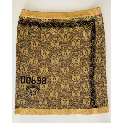 Moschino Skirt Wool in Gold