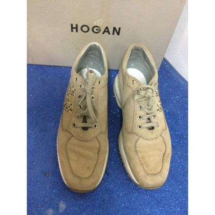 Hogan Chaussures de sport en Daim en Beige