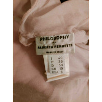 Alberta Ferretti Top Silk in Nude