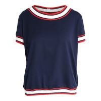 Moncler Top Cotton in Blue