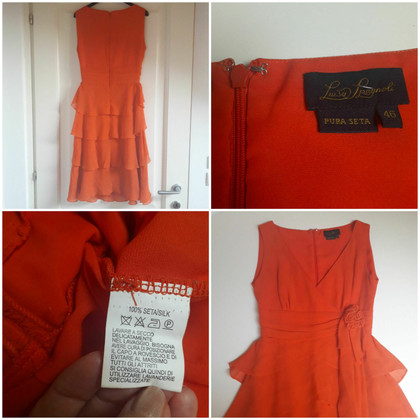 Luisa Spagnoli Dress Silk in Orange