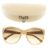 Dolce & Gabbana Sonnenbrille in Beige