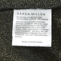 Karen Millen Oberteil mit Metallic-Details