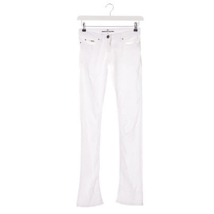 Elisabetta Franchi Jeans in Cotone in Bianco