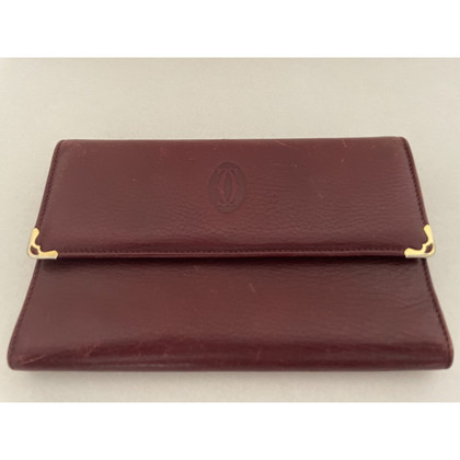 Cartier Accessoire aus Leder in Bordeaux