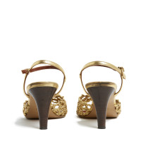 Michel Vivien Sandals Leather in Gold
