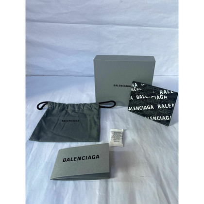 Balenciaga Täschchen/Portemonnaie aus Canvas in Schwarz