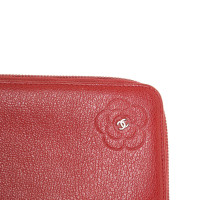 Chanel Lederportemonnaie in Rot