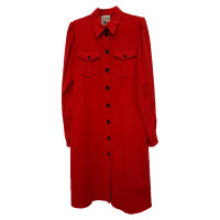 Semi Couture Kleid aus Baumwolle in Rot
