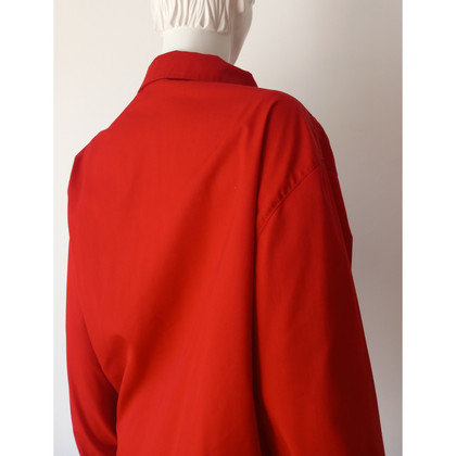 Just Cavalli Jacke/Mantel aus Baumwolle in Rot