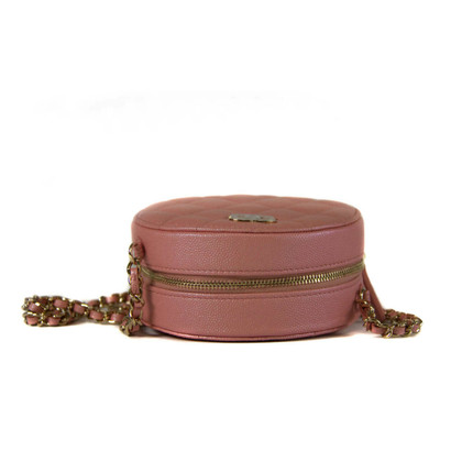 Chanel Sac à bandoulière en Cuir en Rose/pink