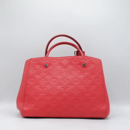 Louis Vuitton Montaigne MM33 Leather in Red