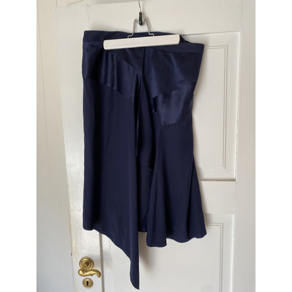 Barbara Bui Skirt Silk in Blue
