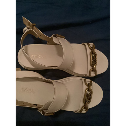 Michael Kors Sandals Leather in White