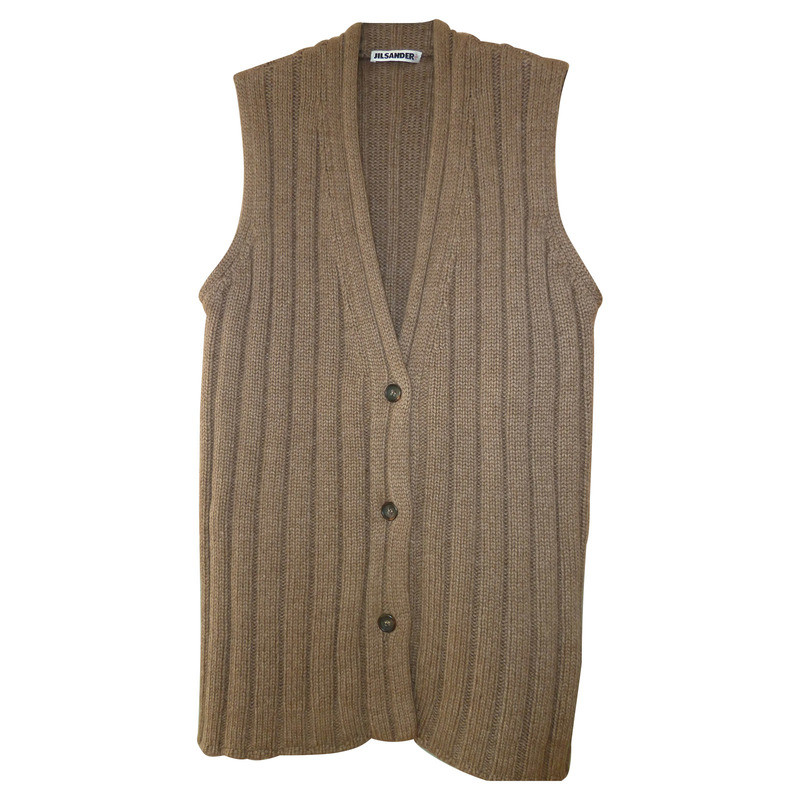 Jil Sander Cashmere Cardigan without sleeves