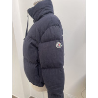 Moncler Jacket/Coat Jeans fabric in Blue