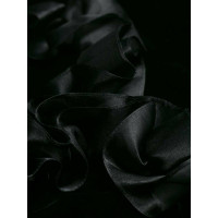 Yves Saint Laurent Kleid aus Baumwolle in Schwarz