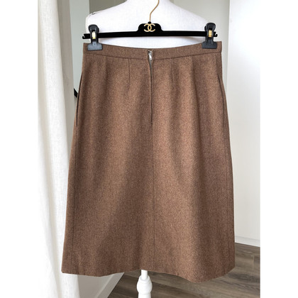 Gucci Skirt Wool in Brown