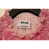 Msgm Kleid aus Seide in Rosa / Pink