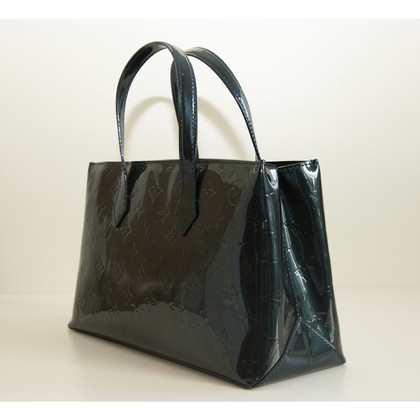 Louis Vuitton Wilshire Patent leather in Petrol