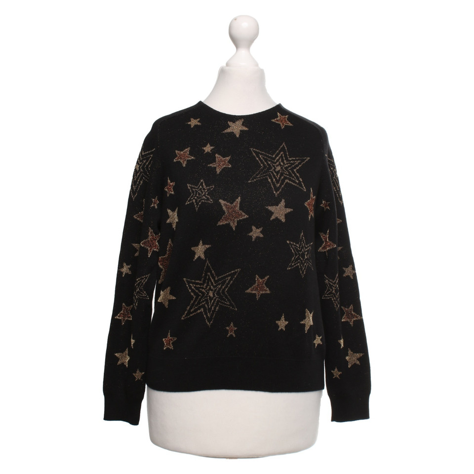 Saint Laurent Sweater in black / gold