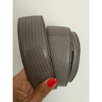 Céline Ceinture en Cuir en Gris