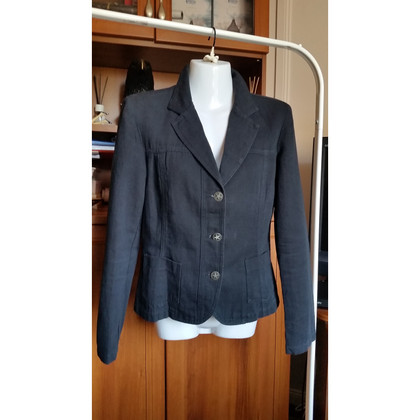 Emanuel Ungaro Jacket/Coat Cotton in Black
