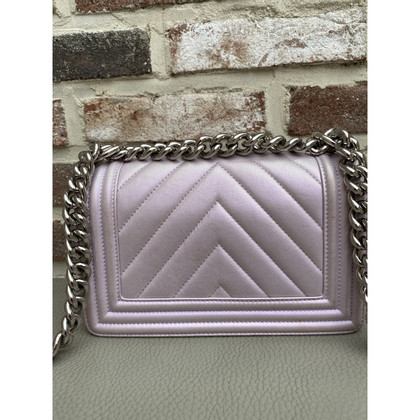 Chanel Boy Bag Leather in Pink