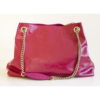 Gucci Soho Bag aus Leder in Rosa / Pink