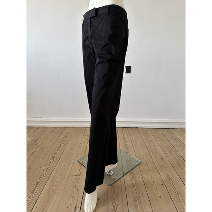 Donna Karan Trousers Cotton in Black