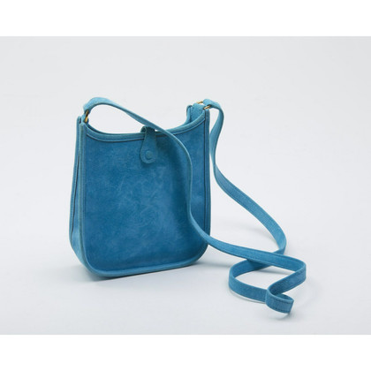 Hermès Evelyne Suede in Turquoise