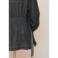 Akris Punto Jacket/Coat Cotton in Grey