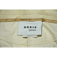 Akris Punto Trousers Cotton in Cream