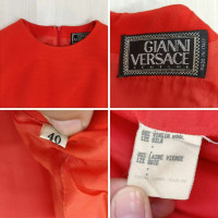 Gianni Versace Robe en Laine en Orange