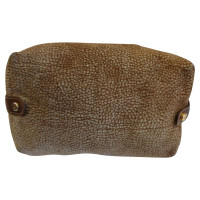 Borbonese Clutch Bag Leather in Brown