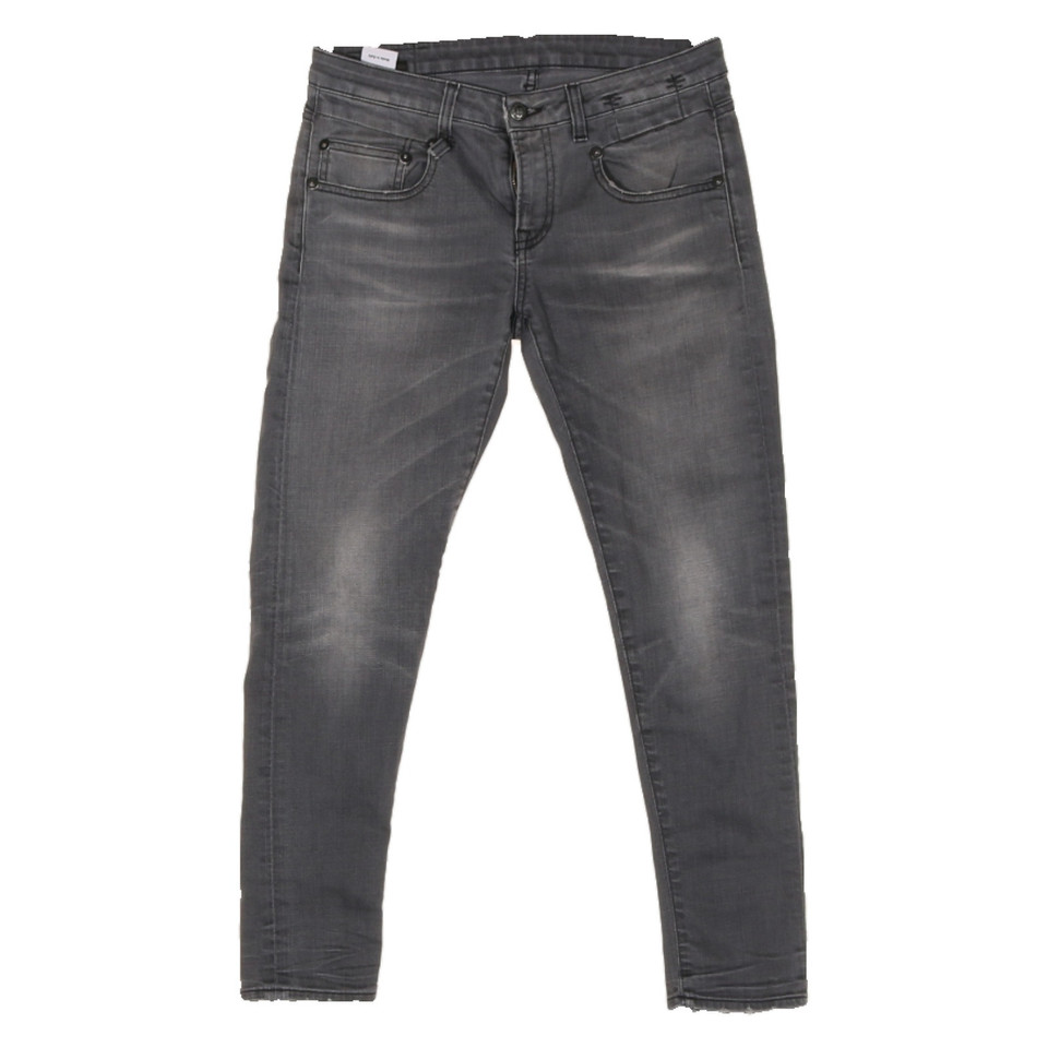 R 13 Jeans Cotton in Grey