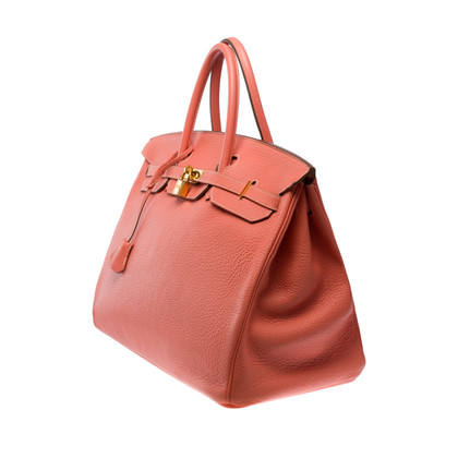 Hermès Birkin Bag 40 aus Leder in Rosa / Pink