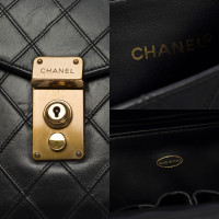 Chanel Porte-Documents aus Leder in Schwarz