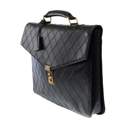 Chanel Porte-Documents Leather in Black
