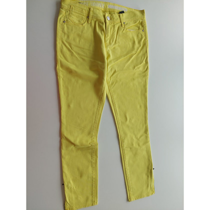 Dkny Hose aus Baumwolle in Gelb